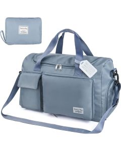 Travel Duffel Bag, Foldable Gym Bag Overnight Weekend Bags